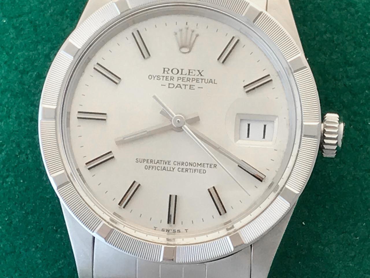 Rolex Stainless Steel Date Oyster Perpetual Automatic Wristwatch Ref 15010 1