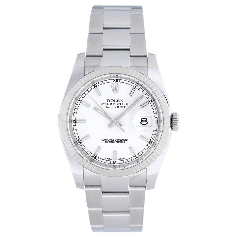 Men's Rolex Stainless Steel Datejust Automatic Wristwatch Ref 116234