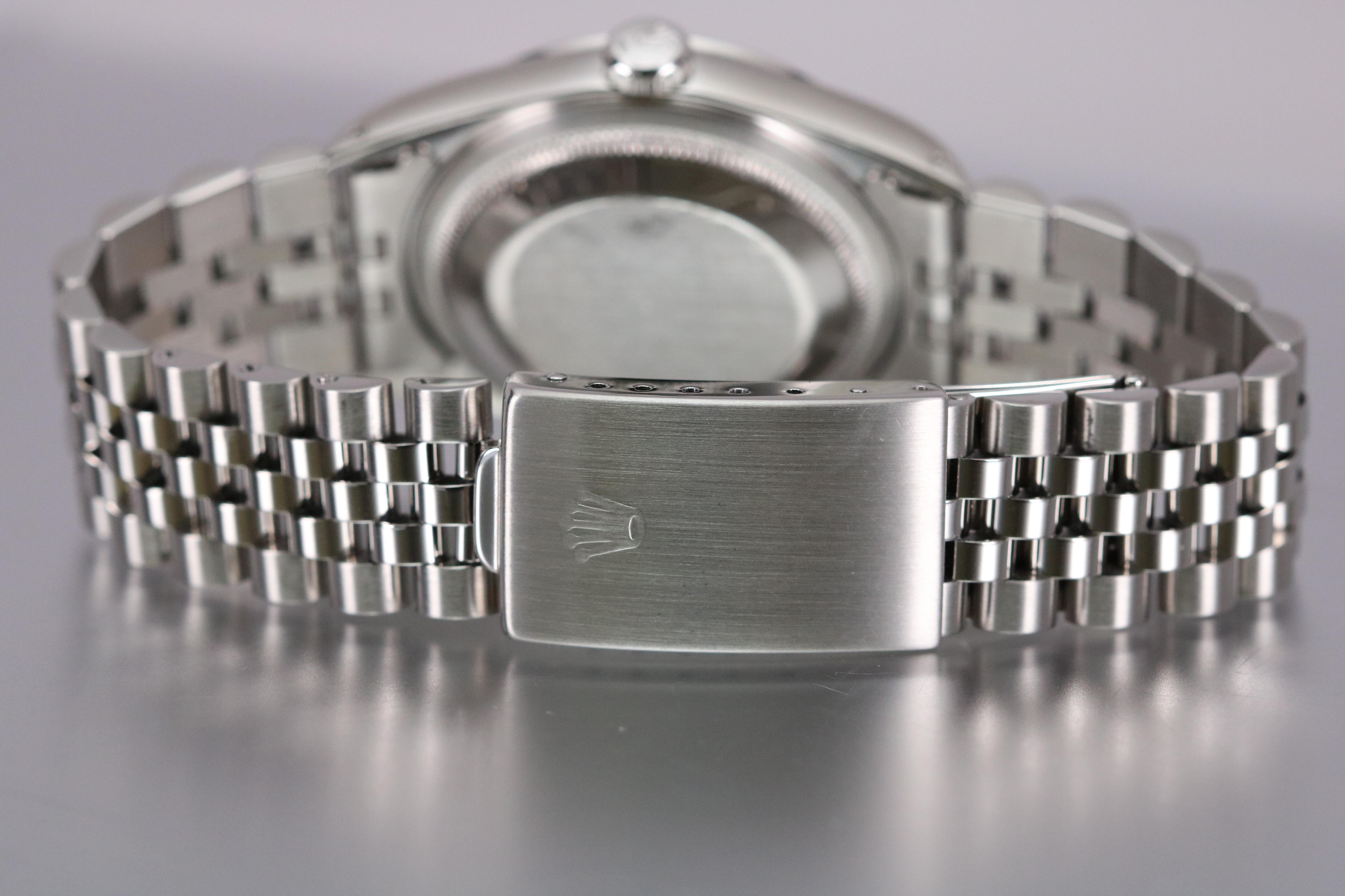 Rolex Stainless Steel Datejust Automatic Wristwatch Ref 16200, circa 1991 1