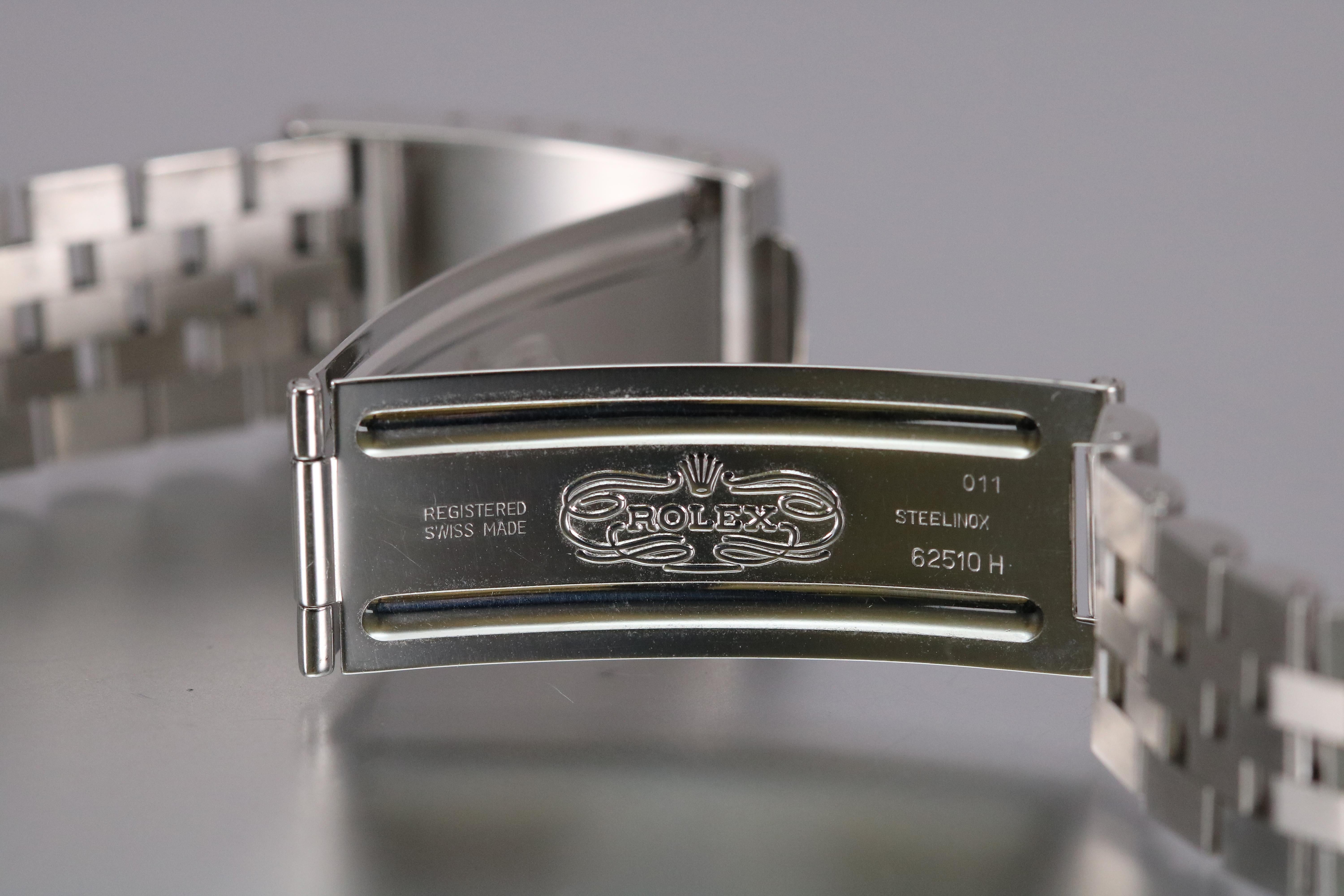 Rolex Stainless Steel Datejust Automatic Wristwatch Ref 16200, circa 1991 4