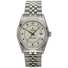 Rolex Stainless Steel Datejust Automatic Wristwatch Ref 16200, circa 1991