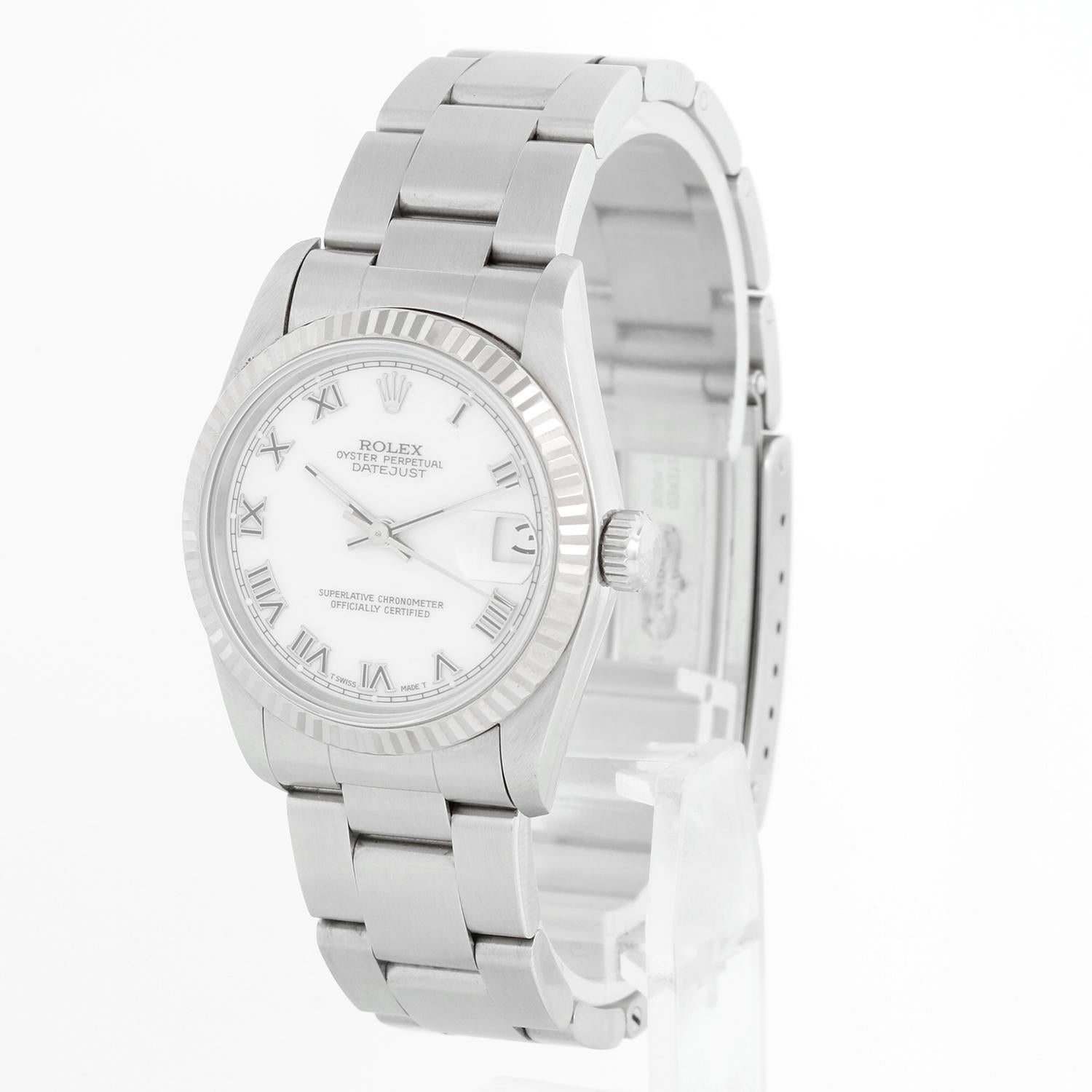 Rolex Stainless Steel Datejust Automatic Wristwatch Ref 68274 In Excellent Condition For Sale In Dallas, TX