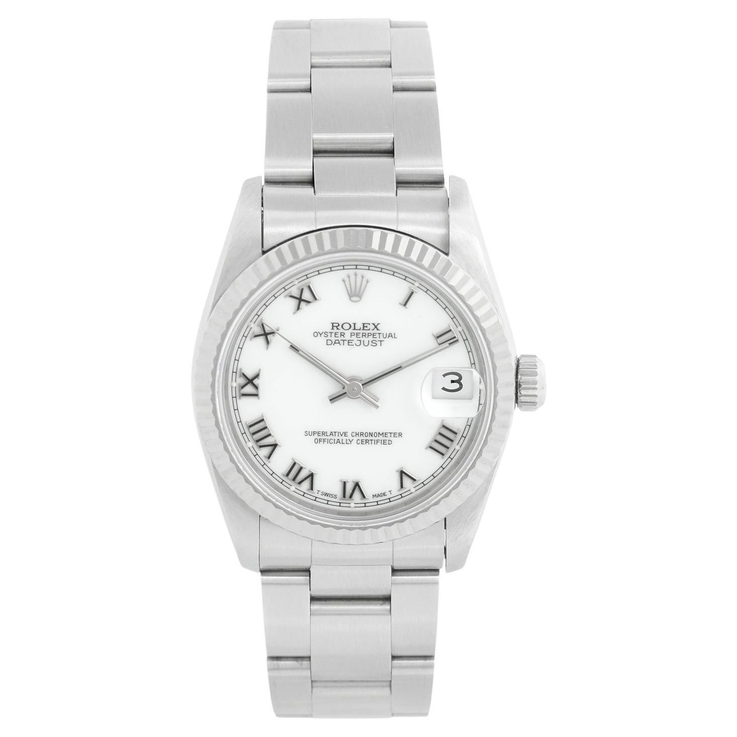 Rolex Stainless Steel Datejust Automatic Wristwatch Ref 68274