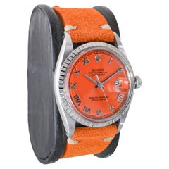 Rolex Stainless Steel Datejust Custom Finished Dial, circa 1960's