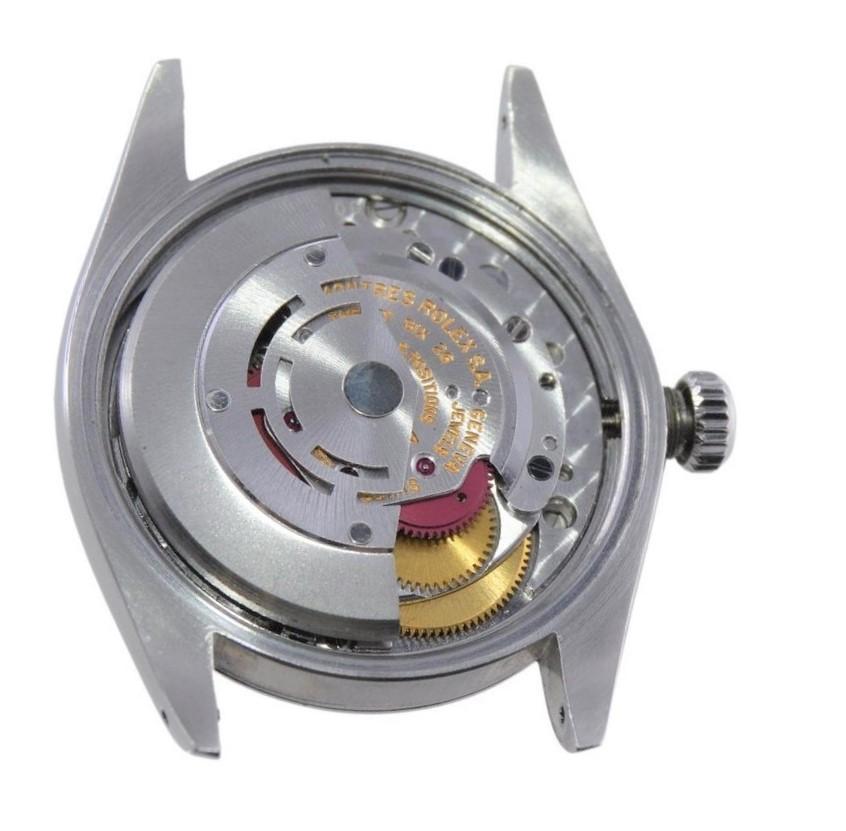 Rolex Stainless Steel Datejust Custom Red Dial Watch circa, 1970's en vente 3