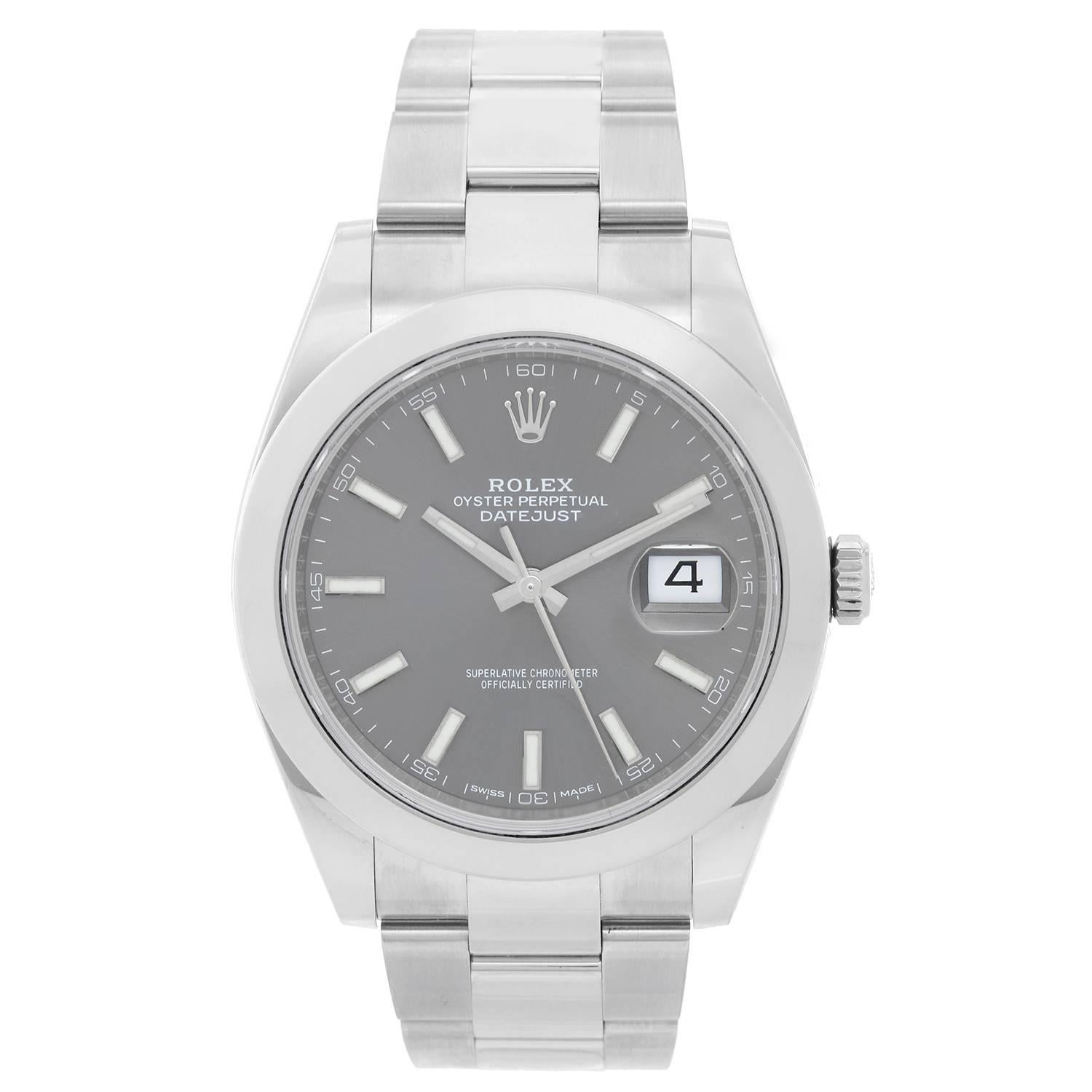 Rolex Stainless Steel Datejust II Automatic Wristwatch Ref 126300