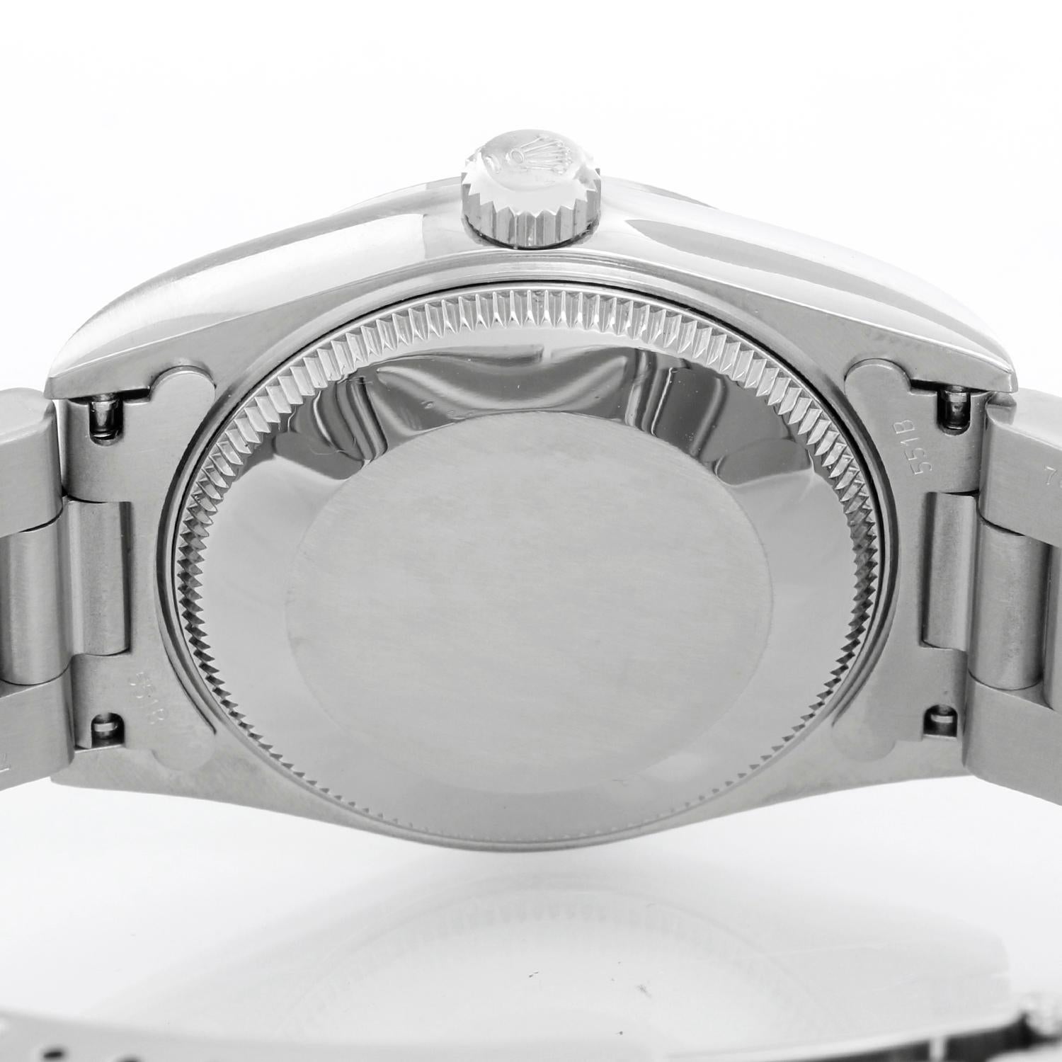 Rolex Montre Datejust en acier inoxydable de taille moyenne 78240 Unisexe en vente