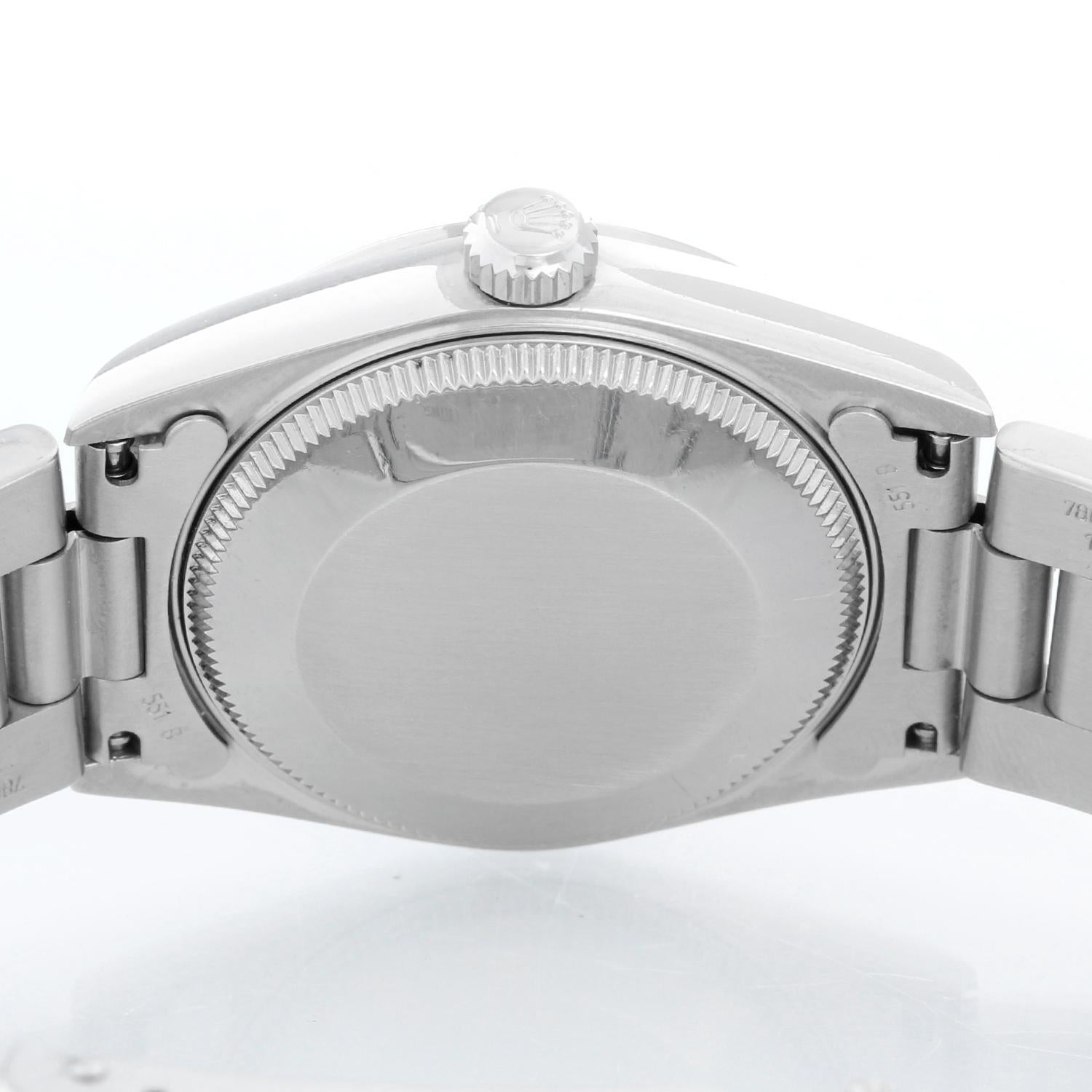 Women's or Men's Rolex Stainless Steel Datejust Midsize Watch 78240