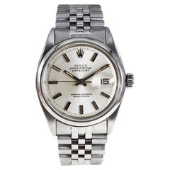 Rolex Stainless Steel Datejust Polished Bezel Watch, Late 1960's