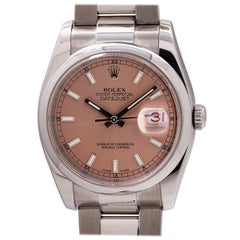 Rolex Stainless Steel Datejust Self Winding Wristwatch Ref 116200, circa 2007