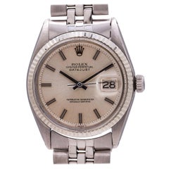 Rolex Stainless Steel Datejust self winding wristwatch Ref 1601, circa 1971