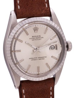 Rolex Stainless Steel Datejust self winding wristwatch Ref 1603, circa 1974