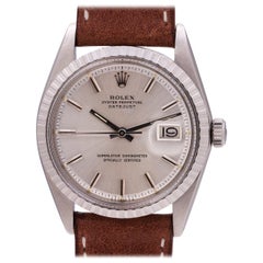 Rolex Stainless Steel Datejust self winding wristwatch Ref 1603, circa 1974