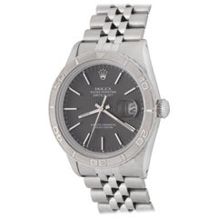 Rolex stainless Steel Datejust Thunderbird Bezel Automatic Wristwatch Ref 16264