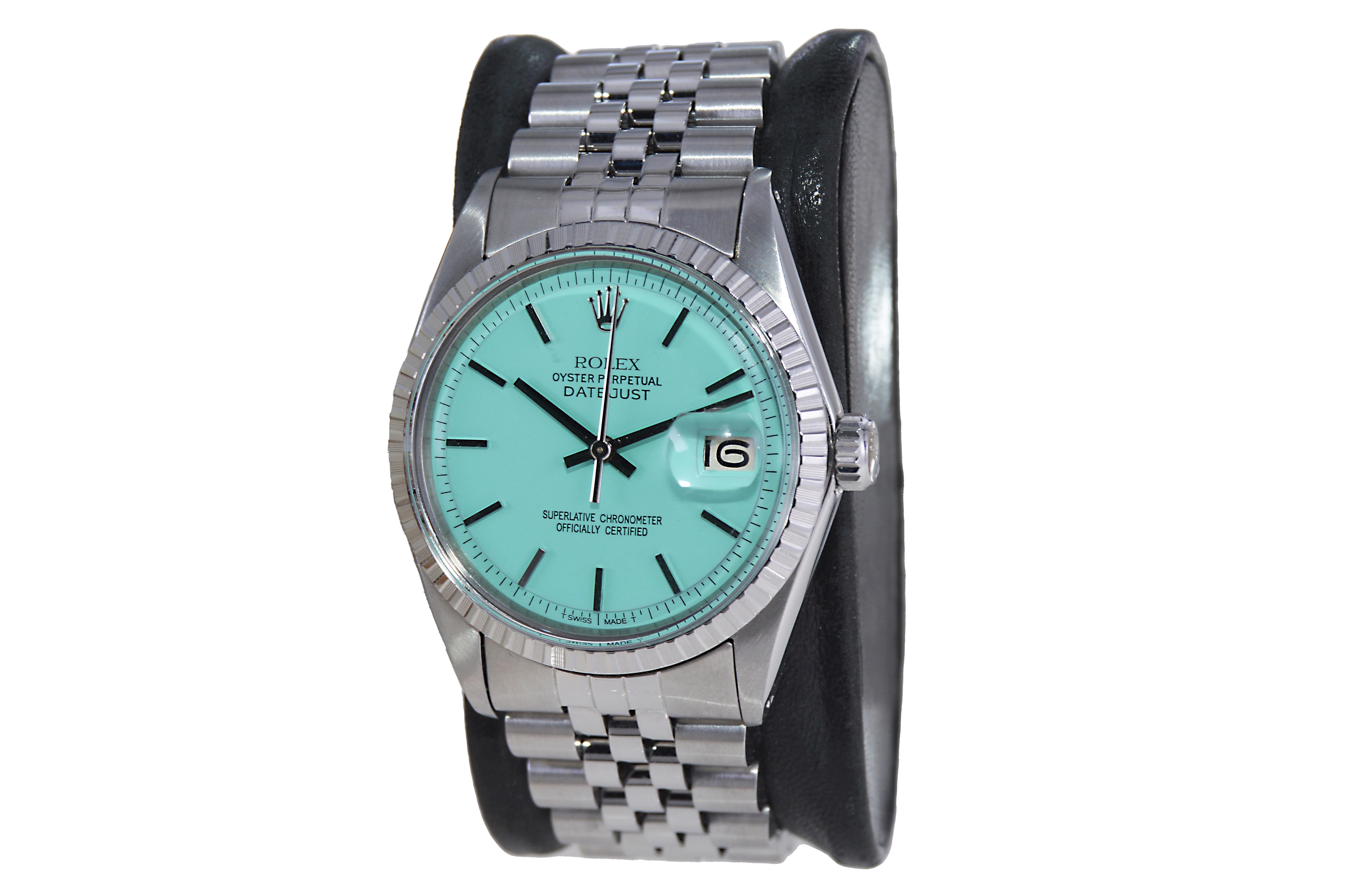 rolex tiffany blue dial