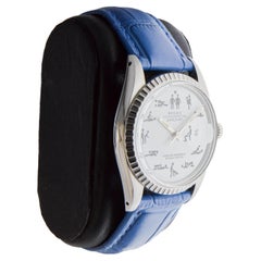 Rolex Stainless Steel Datejust With Kama Sutra Dial circa 1970's