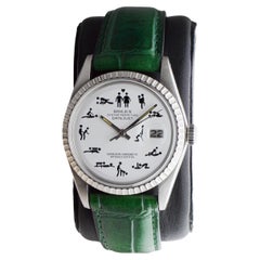 Rolex Stainless Steel Datejust Con Esfera Kama Sutra circa 1970's