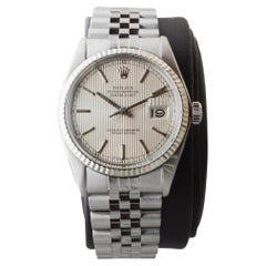 Rolex Stainless Steel Datejust with Rare Tapestry Dial circa 1970's