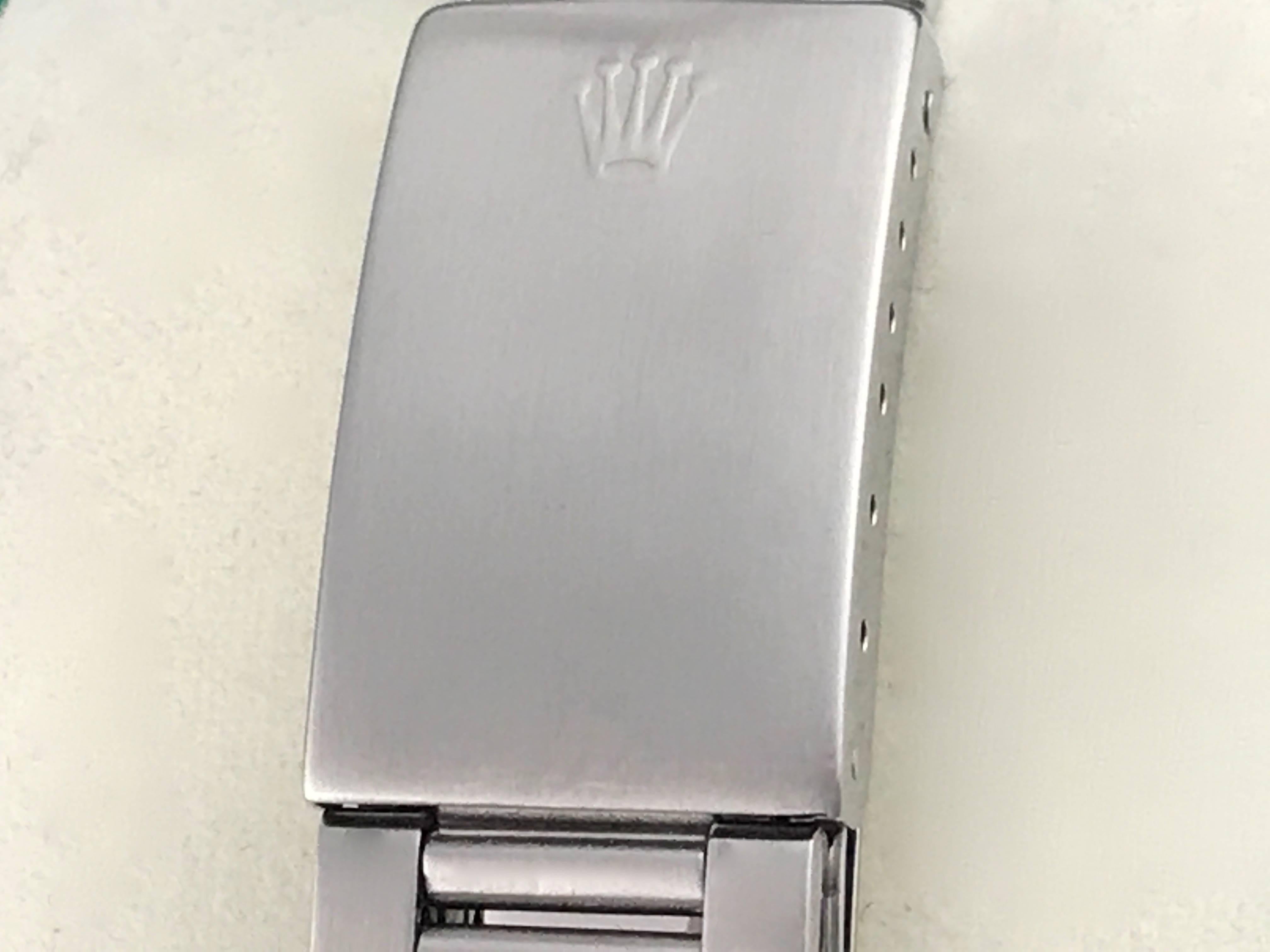 Men's Rolex Stainless Steel Diamond Bezel Datejust Automatic Wristwatch Ref 16014 For Sale