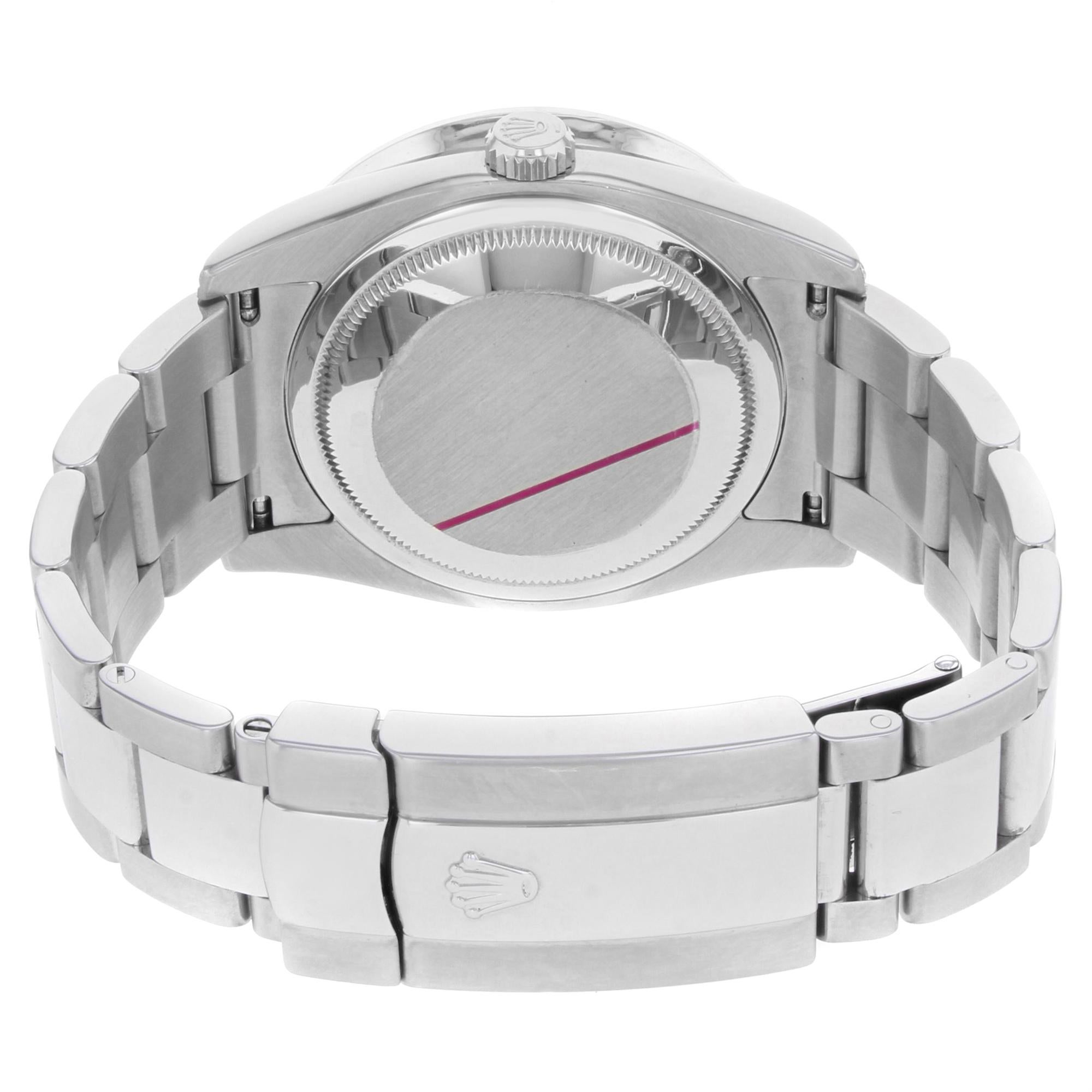 Rolex Stainless Steel Diamond Datejust Automatic Wristwatch Ref 116234, 2008 1