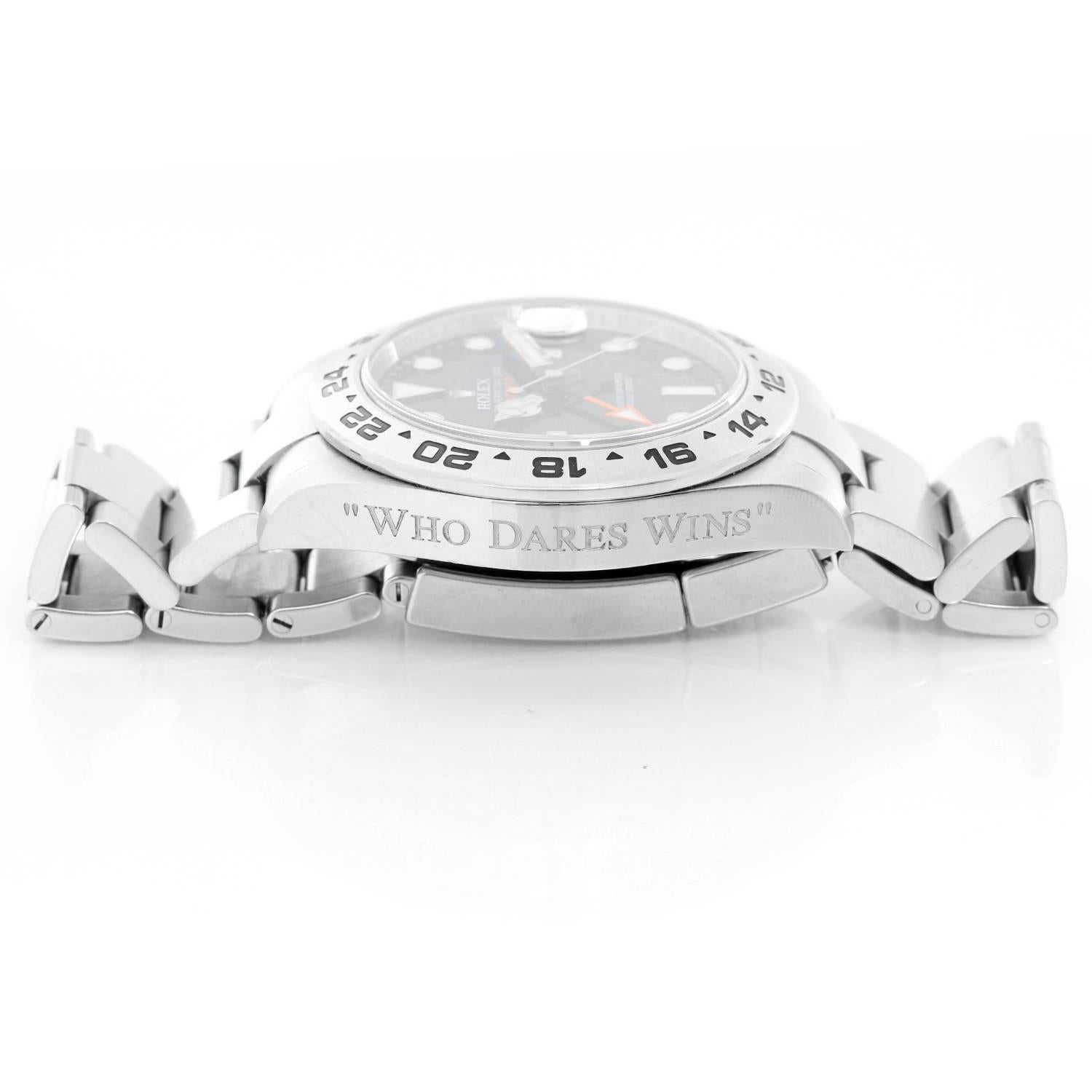Rolex Stainless Steel Explorer II Automatic Wristwatch Ref 216570 1