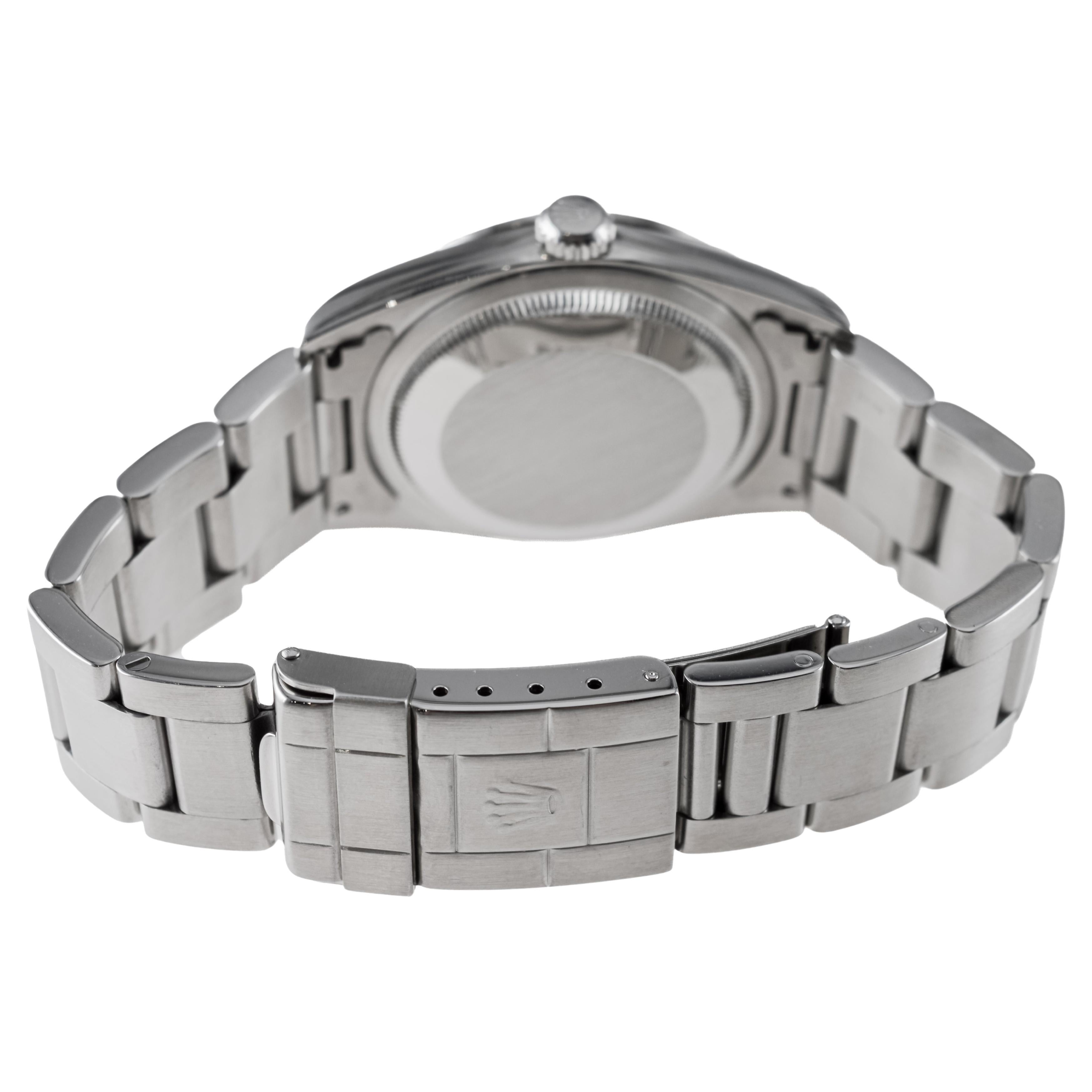 Rolex Stainless Steel Explorer With Box and Papers, circa 1999 For Sale 12
