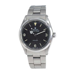 Rolex Stainless Steel Explorer with Custom Made Replacement Dial from 1968