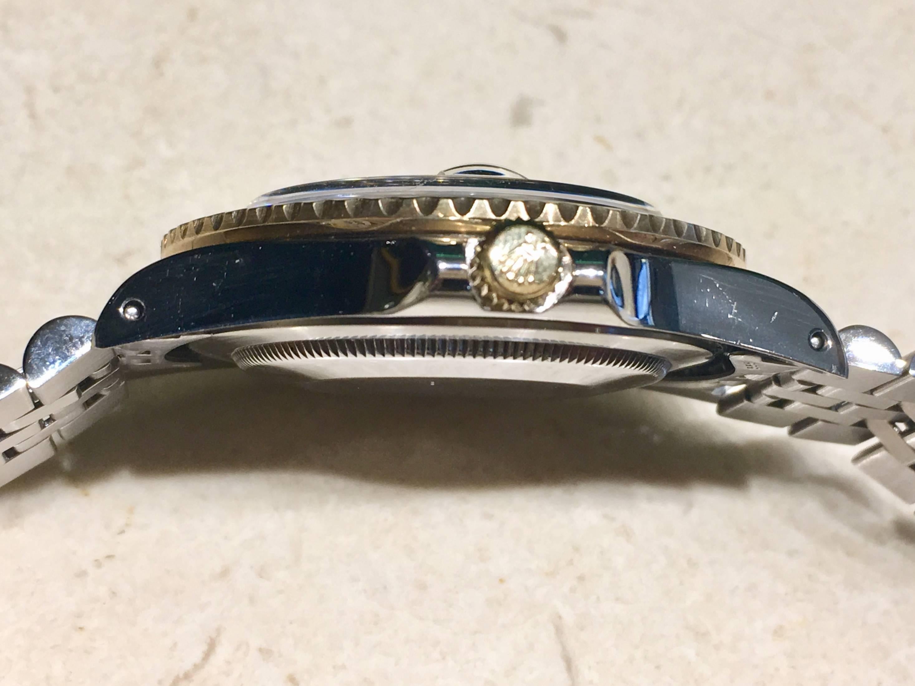 Rolex Stainless Steel GMT Black dial Date Wristwatch Ref 16753, circa 1980 2