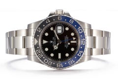 Rolex Stainless Steel GMT Master II 116710BLNR Ceramic Batman with Box