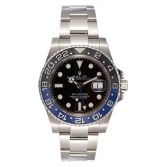 Rolex Stainless Steel GMT Master II 116710BLNR Ceramic Batman with Box