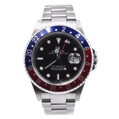 Used Rolex Stainless Steel GMT Master II Pepsi Watch Ref. 16710