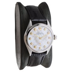 Rolex Stainless Steel Ladies "Bubble Back" with Custom Mother of Pearl Dial 1953