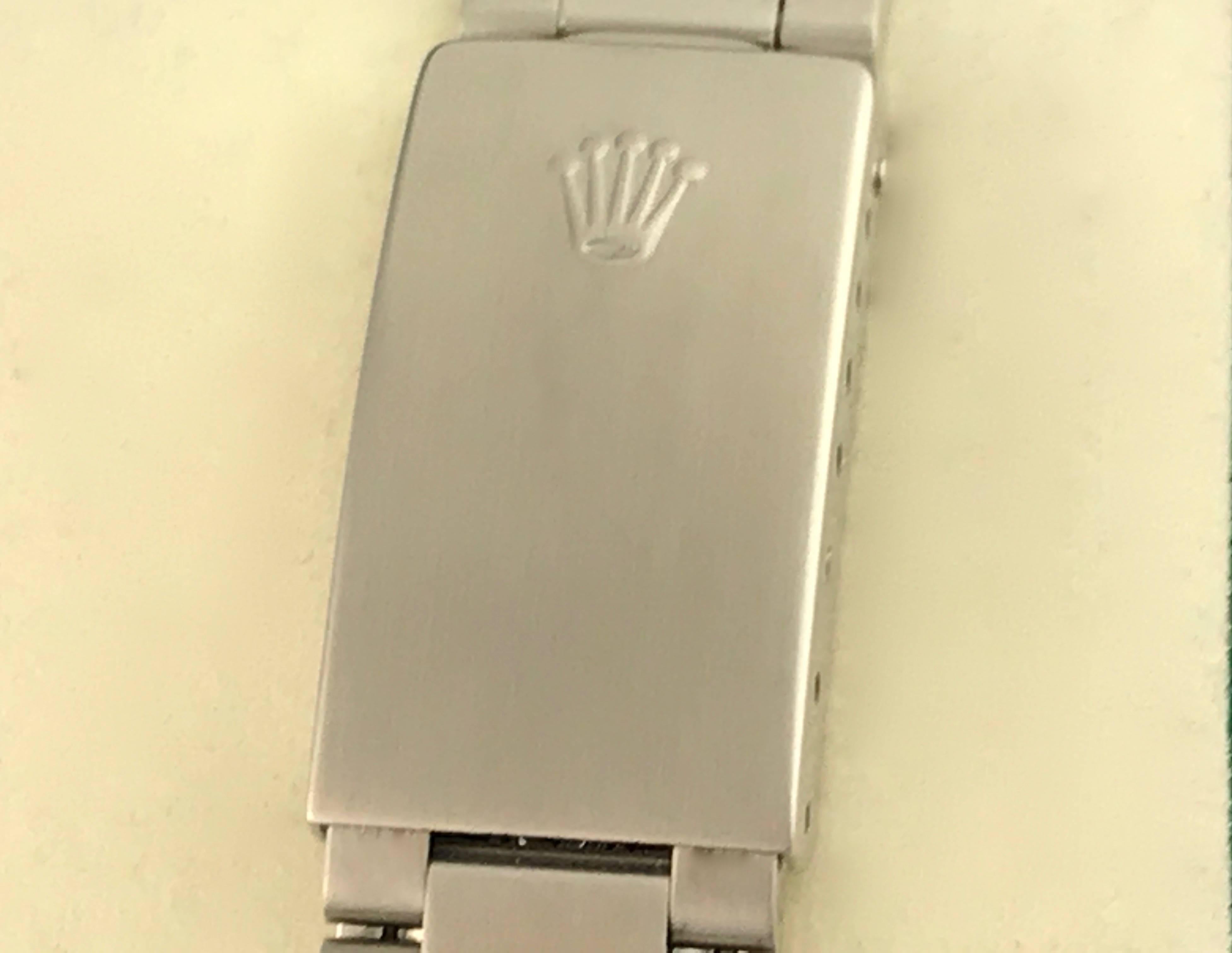 Rolex Stainless Steel Datejust Diamond Bezel Automatic Wristwatch Ref 68240 For Sale 1