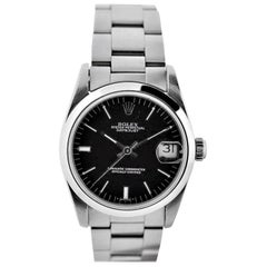 Rolex Stainless Steel Midsize Oyster Perpetual Datejust Watch