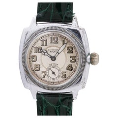 Rolex Stainless Steel Oyster Cushion Case Manual Wristwatch, circa 1928