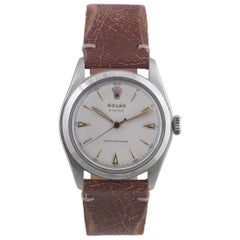 Rolex Stainless Steel Oyster manual wind Wristwatch Ref 6082, circa 1952