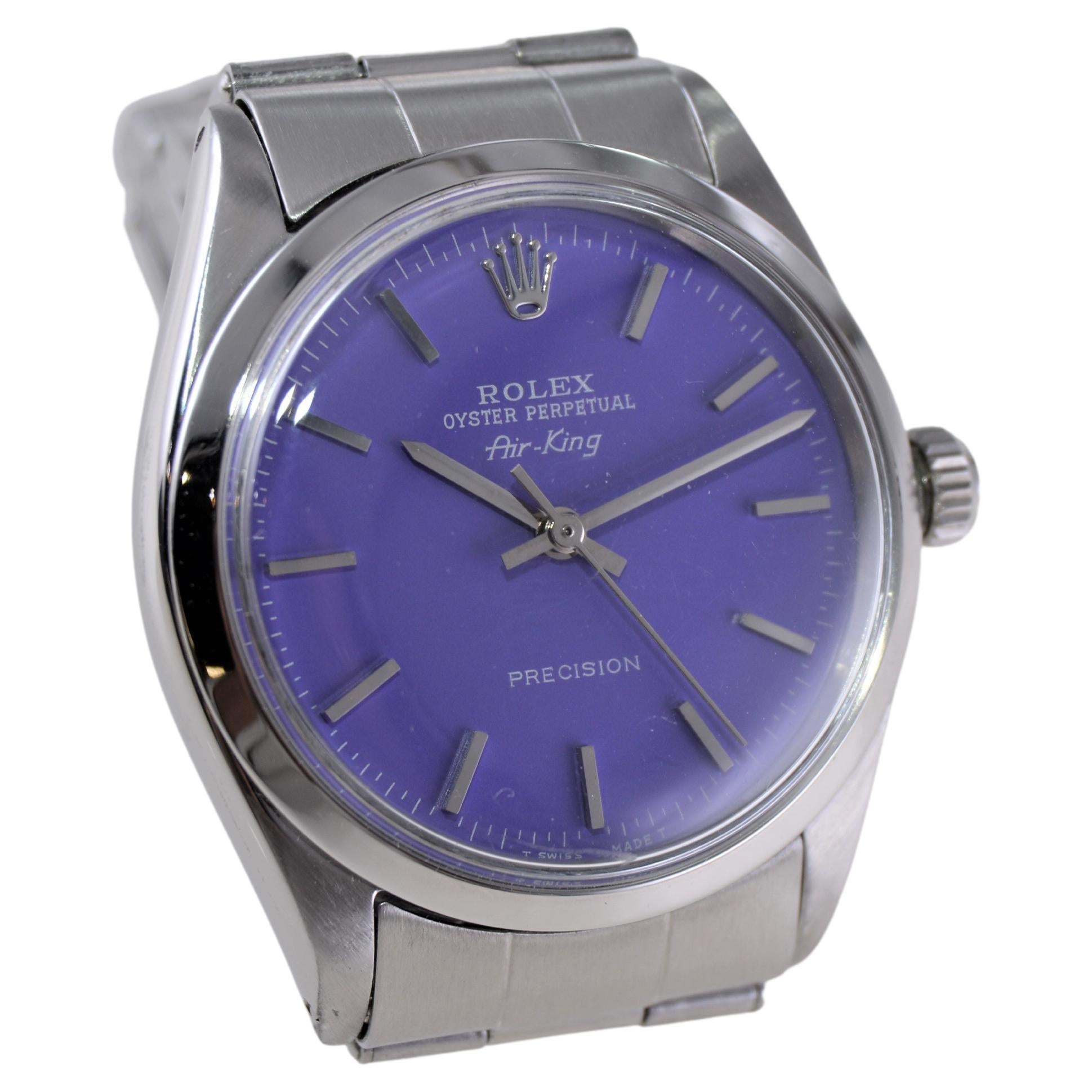 rolex fond violet