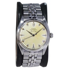 Rolex Stainless Steel Oyster Perpetual Air King with Original Dial from 1958