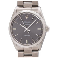 Rolex Stainless Steel Oyster Perpetual Airking Self Winding Wristwatch Ref 5500
