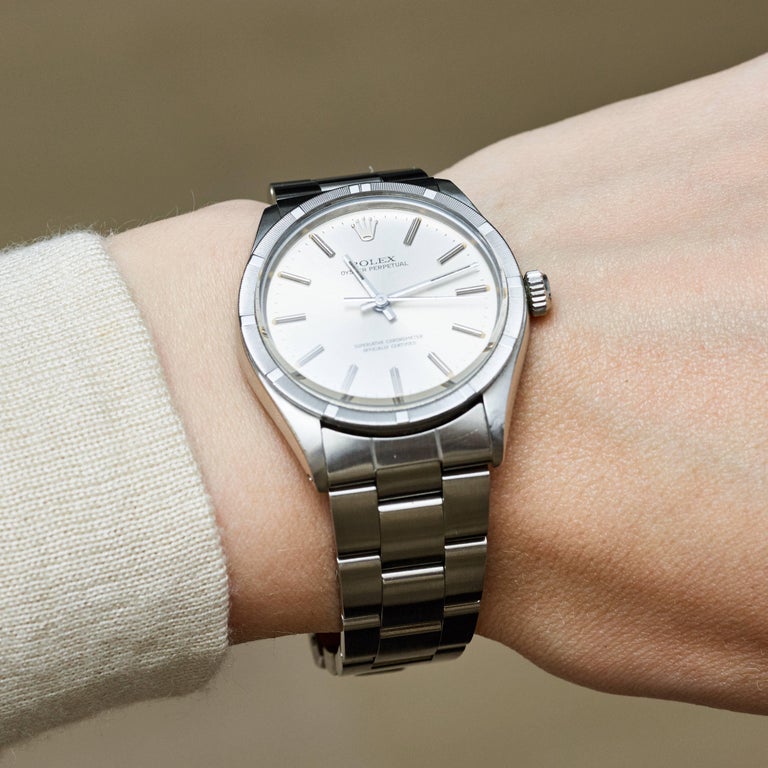 Rolex Stainless Steel Oyster Perpetual Automatic Wristwatch, 1980s For ...