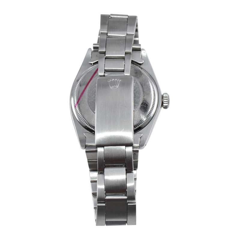 Rolex Stainless Steel Oyster Perpetual Date Ref. 1500 Original Dial, from 1970 3