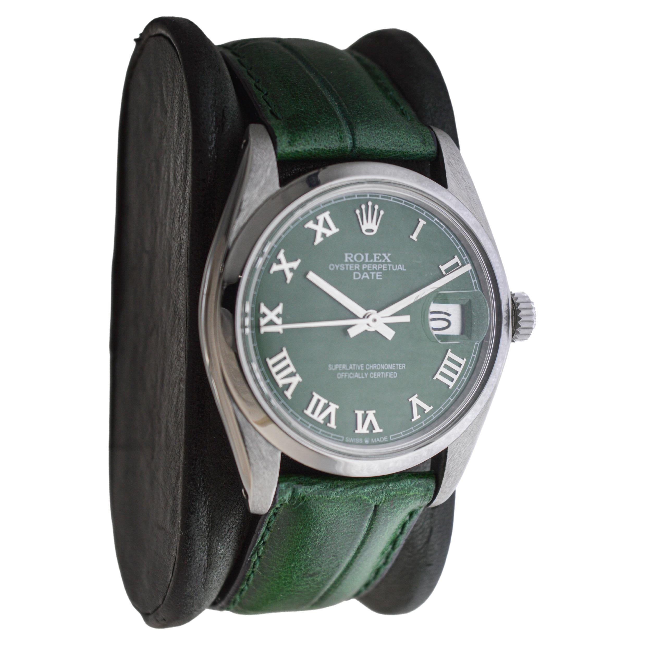 rolex oyster perpetual 34mm green dial