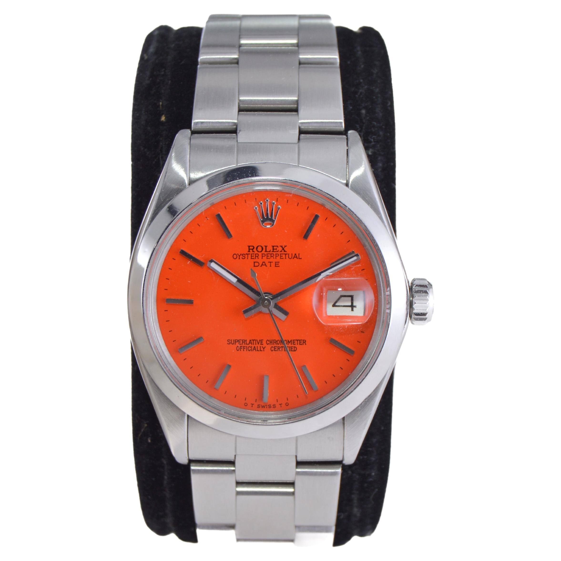 rolex oyster perpetual orange