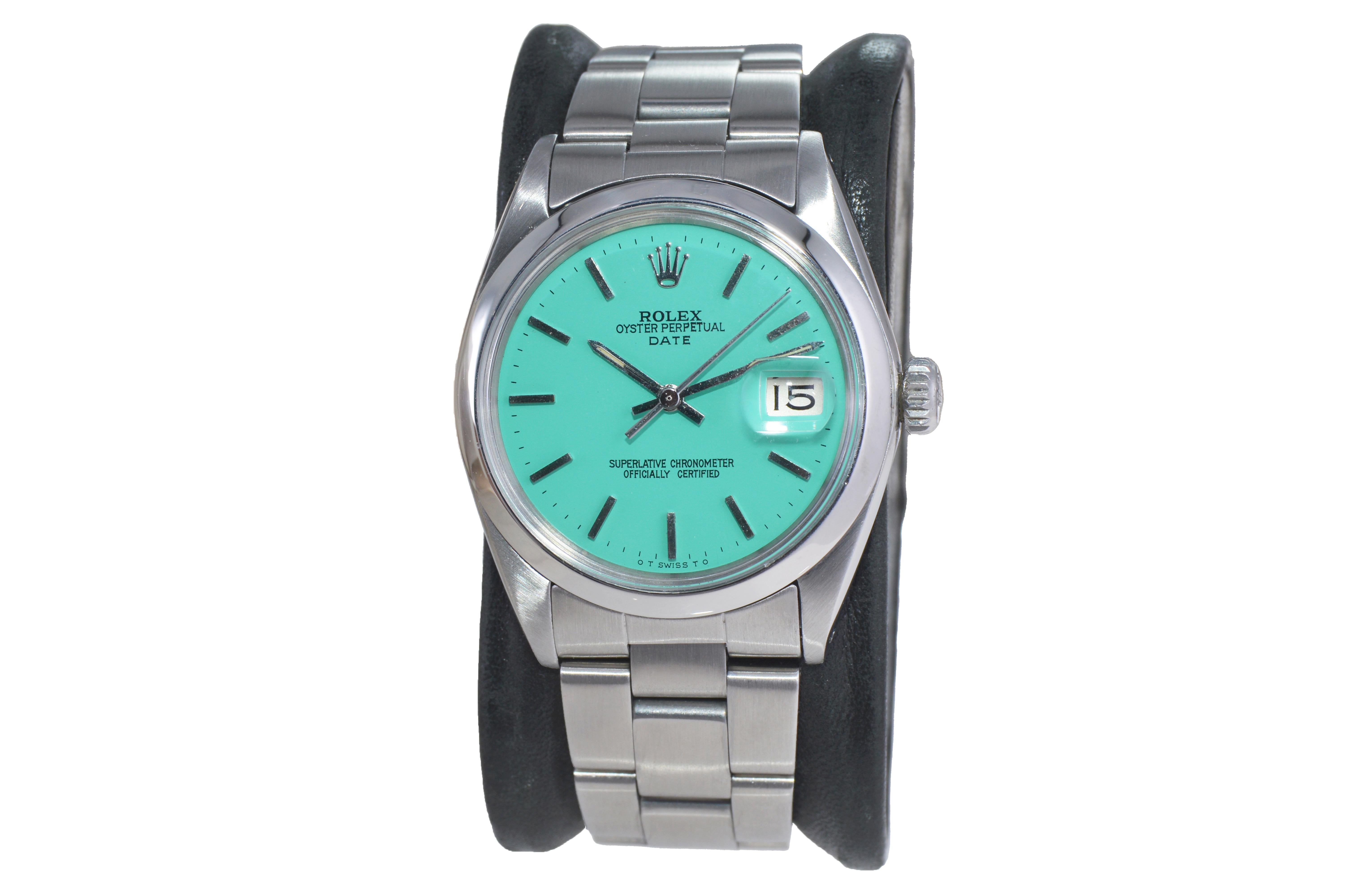tiffany blue rolex
