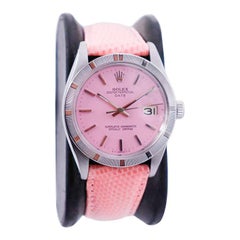 Rolex Stainless Steel Oyster Perpetual Date with Original Machined Bezel, 1960's