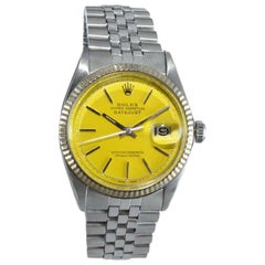 rolex datejust color dial Rolex Stainless Steel Oyster Perpetual Datejust Custom Color Dial, Dated 1969