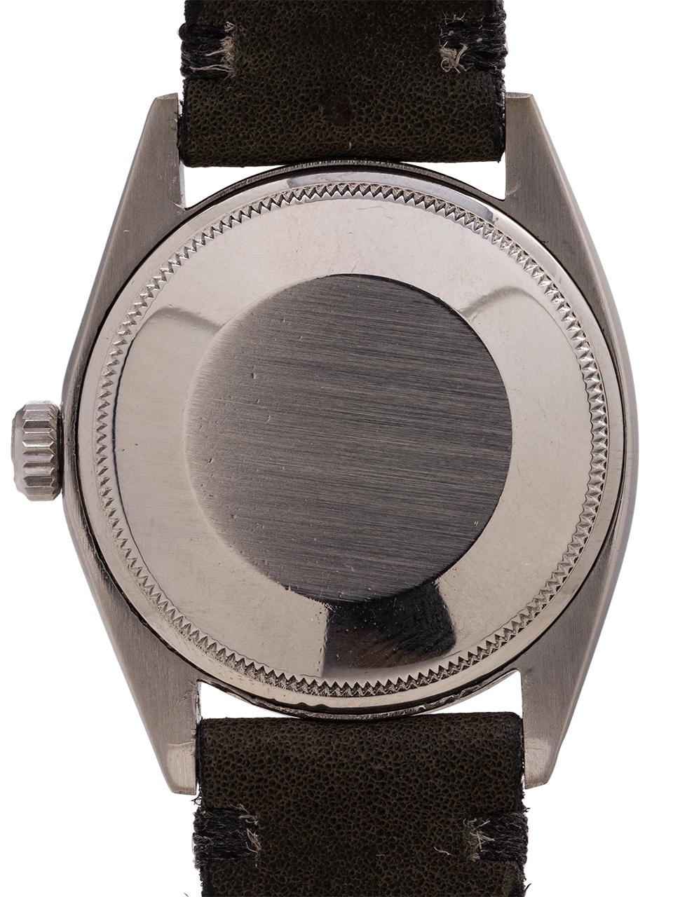 Men's Rolex stainless steel Oyster Perpetual self winding Wristwatch Ref 1500, c1968