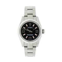 Rolex Stainless Steel Oyster Perpetual self-winding Wristwatch Ref 176200