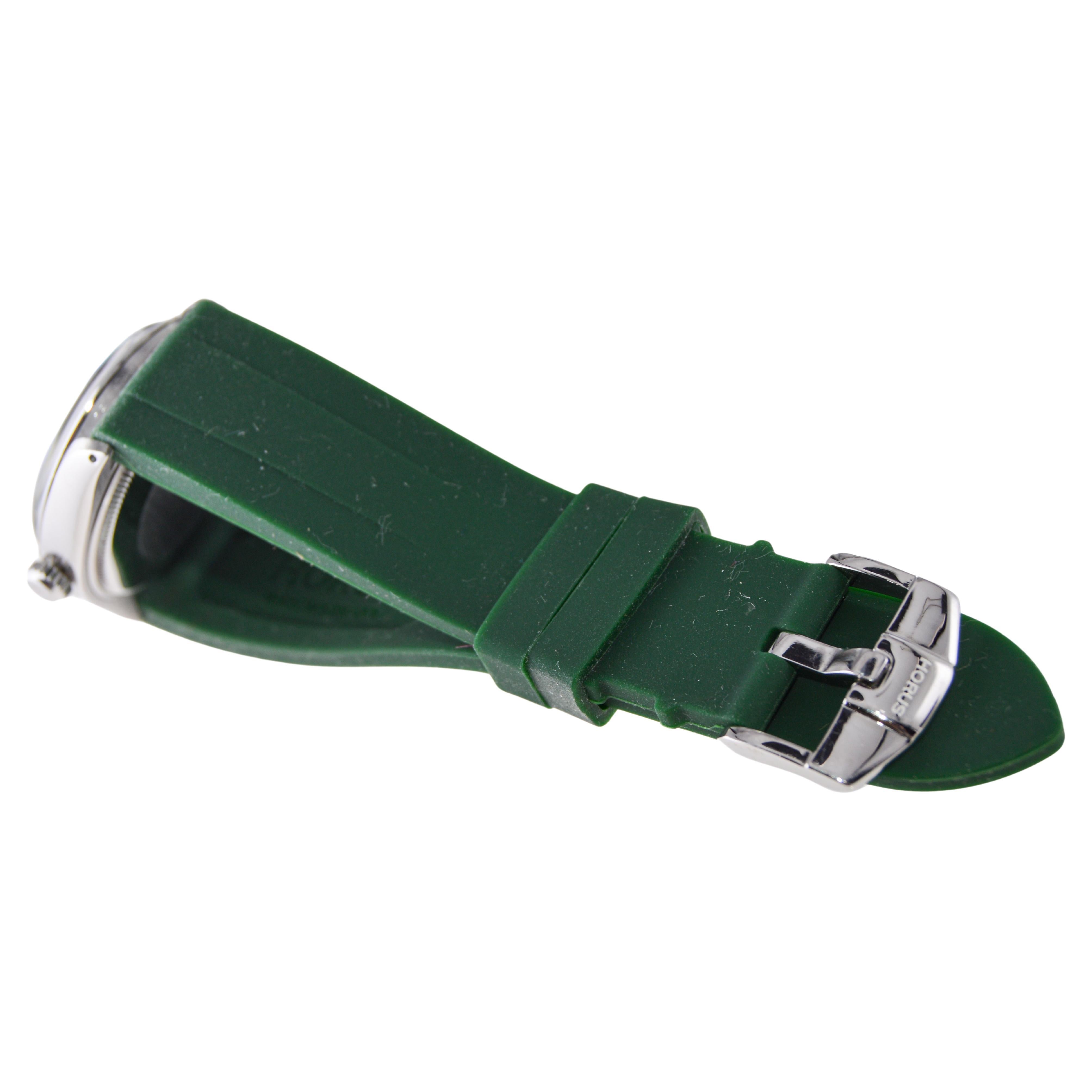 Rolex Oyster Perpetual in acciaio inossidabile con quadrante personalizzato Greene & Greene circa, anni '80 in vendita 2
