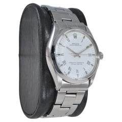 Rolex Montre Oyster Perpetual en acier inoxydable avec cadran d'origine d'usine, années 1970